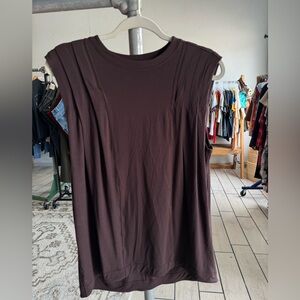 Lululemon Modal Pleated Shoulder Tank